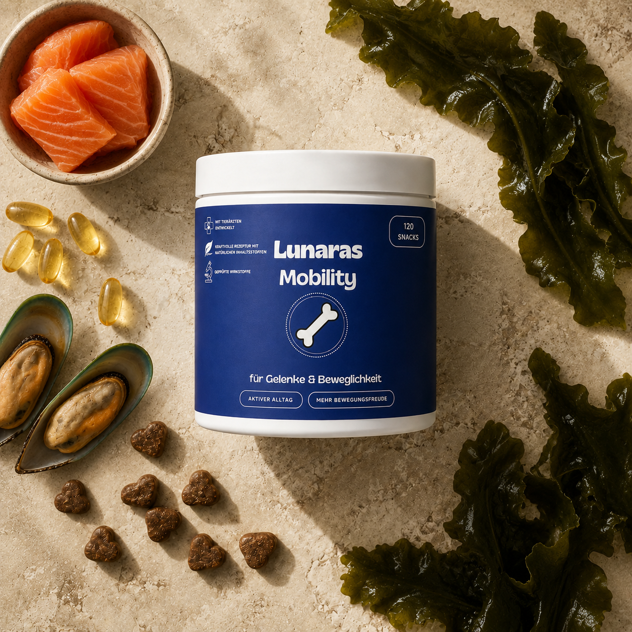 Lunaras Mobility Produkt mit natürlichen Inhaltsstoffen